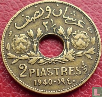 Syrië 2½ piastres 1940 - Afbeelding 1