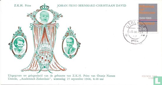 Geburt von Prinz Johan Friso