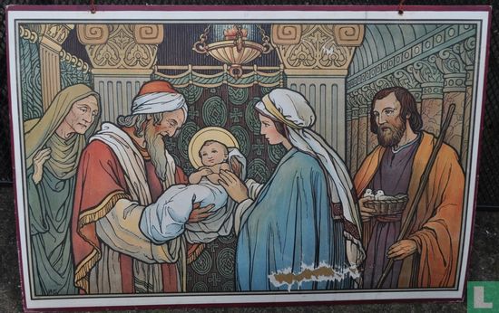 Jezus in de tempel als baby