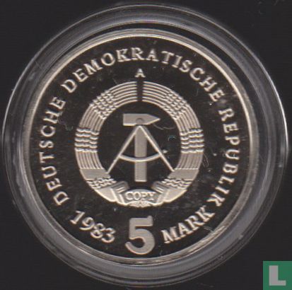 5 Mark 1983 DDR - Afbeelding 2