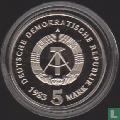DDR 5 mark 1972 (Meissen) - Afbeelding 2