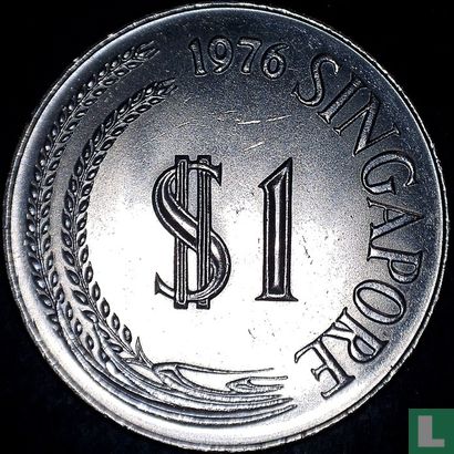Singapore 1 dollar 1976 - Afbeelding 1