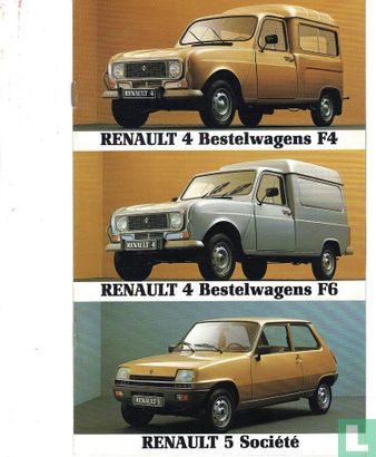 Renault 4 bestelwagens & 5 Société - Afbeelding 1