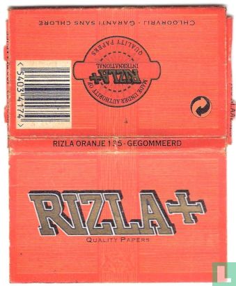 Rizla + Double Booklet Oranje Gegommeerd ( No. 135.)  - Bild 1