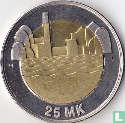 Finland 25 markkaa 1997 "80th anniversary of Independence" - Image 2