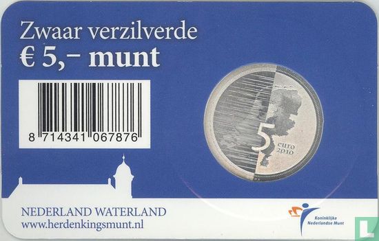 Nederland 5 euro 2010 (coincard) "Waterland" - Afbeelding 2