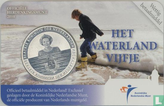 Nederland 5 euro 2010 (coincard) "Waterland" - Afbeelding 1