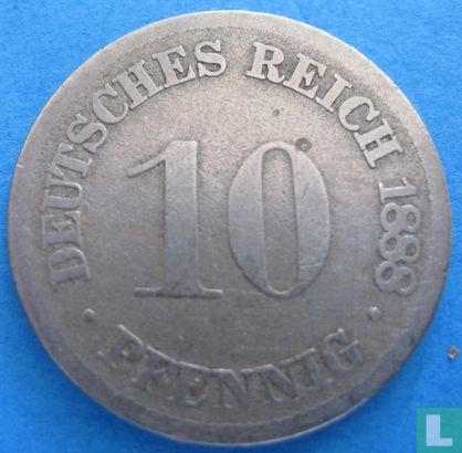 Deutsches Reich 10 Pfennig 1888 (D) - Bild 1