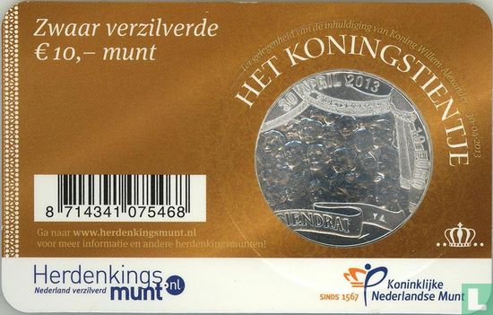 Netherlands 10 euro 2013 (coincard) "Coronation of King Willem-Alexander" - Image 1