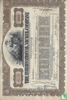 Stock Certificate International Nickel Company 