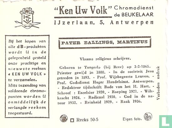 Pater Ballings, Martinus - Image 2