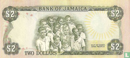 Jamaica 2 Dollars ND (1976/L1960) - Image 2