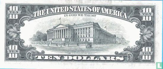 Verenigde Staten 10 dollars 1995 B - Afbeelding 2