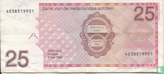 Antilles néerlandaises 25 florins 1994 - Image 2