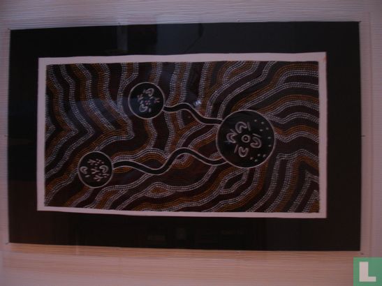 Aboriginal tekening - Afbeelding 1