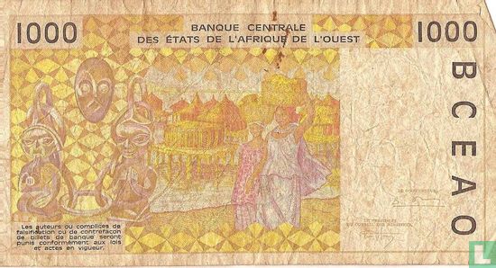 West African States 1000 Francs 1995 - Image 2