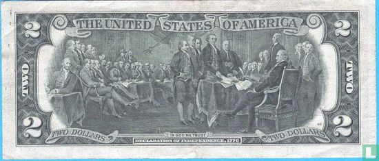 United States 2 dollars 1976 L - Image 2