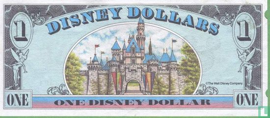 1 Disney Dollar 1991 - Afbeelding 2