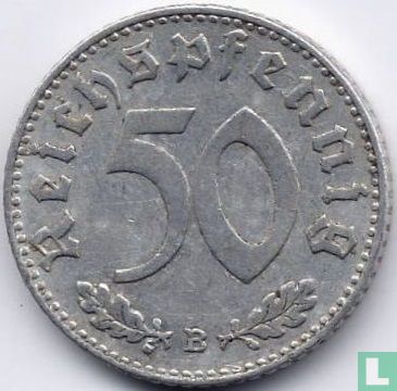 Duitse Rijk 50 reichspfennig 1942 (B) - Afbeelding 2