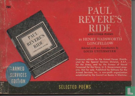 Paul Revere’s ride and other poems  - Bild 1