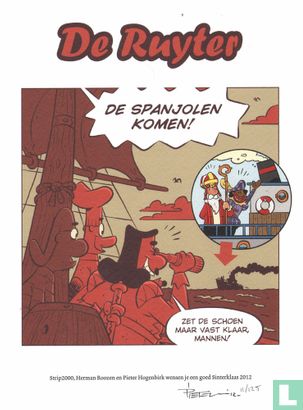 Strip2000, Herman Roozen en Pieter Hogenbirk wensen je een goed Sinterklaas 2012