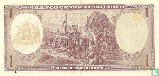 Chile 1 Escudo  - Bild 2