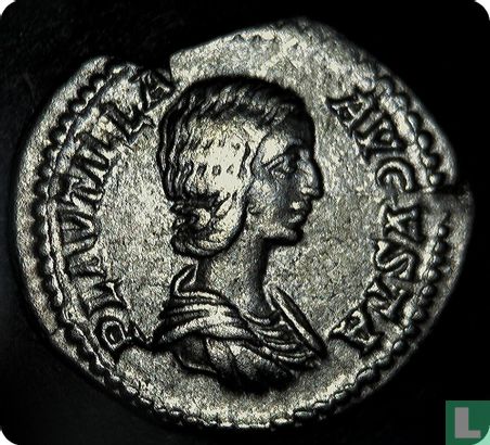 Romeinse Rijk, AR Denarius, 198-217 AD, Plautilla vrouw van keizer Caracalla, Rome, 202-205 AD - Afbeelding 1