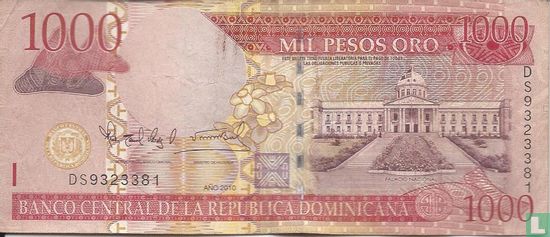 Dominikanische Republik 1.000 Pesos Oro 2010 - Bild 1