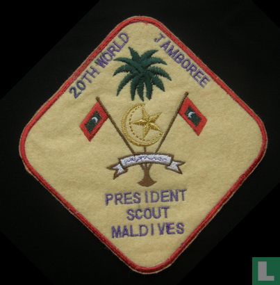 President Scouts Maldives - 20th World Jamboree