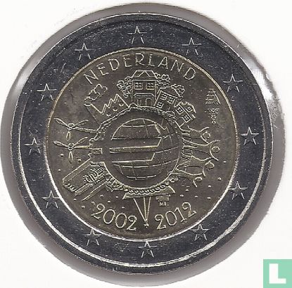 Nederland 2 euro 2012 "10 years of euro cash" - Afbeelding 1