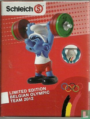 Gewichthefsmurf (Belgian Olympic Team) - Afbeelding 3