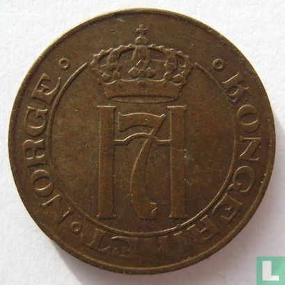 Norwegen 1 Øre 1922 - Bild 2