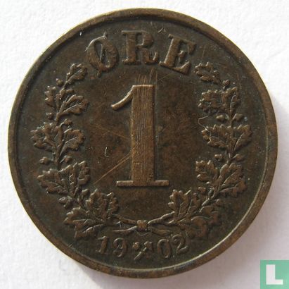 Norwegen 1 Øre 1902 - Bild 1