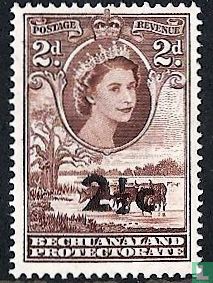 Koningin Elizabeth II - opdruk