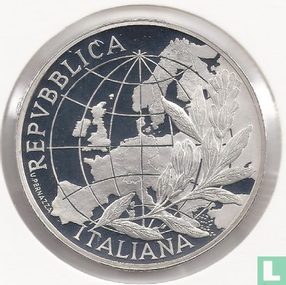 Italy 10 euro 2003 (PROOF) "People in Europe" - Image 2
