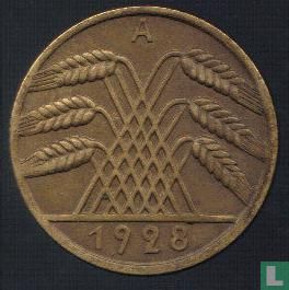 Empire allemand 10 reichspfennig 1928 (A) - Image 1