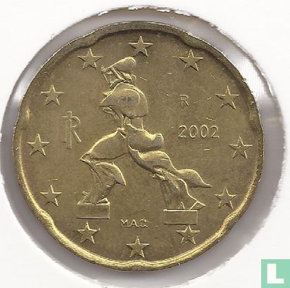 Italien 20 Cent 2002 - Bild 1