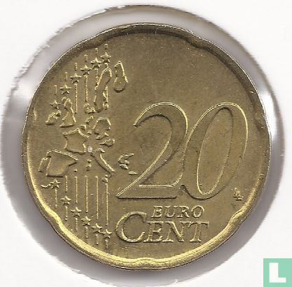 Italien 20 Cent 2002 - Bild 2