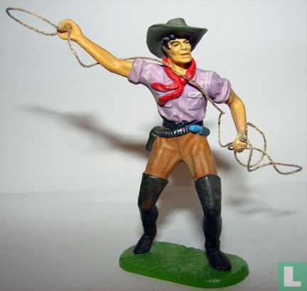 Cowboy mit lasso - Bild 1