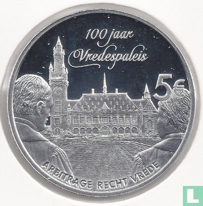 Pays-Bas 5 euro 2013 (BE) "100 years of the Peace Palace" - Image 2