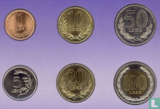 Albanie combinaison set "Coins of the World" - Image 3