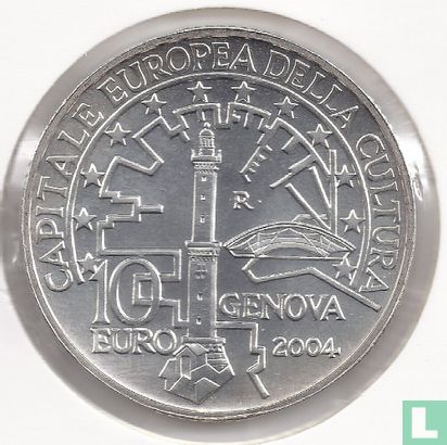 Italy 10 euro 2004 "City of Genoa as European Cultural Capital" - Image 1