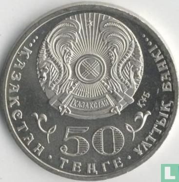 Kazachstan 50 tenge 2013 "20th anniversary National currency" - Afbeelding 2