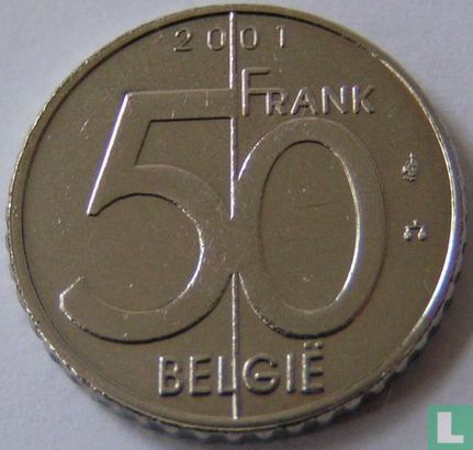 Belgique 50 francs 2001 (NLD) - Image 1