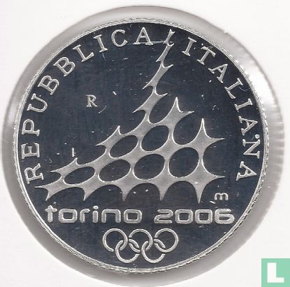 Italien 5 Euro 2005 (PP) "2006 Winter Olympics in Turin - figure skating" - Bild 2