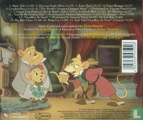 The adventures of the great mouse detective - Afbeelding 2