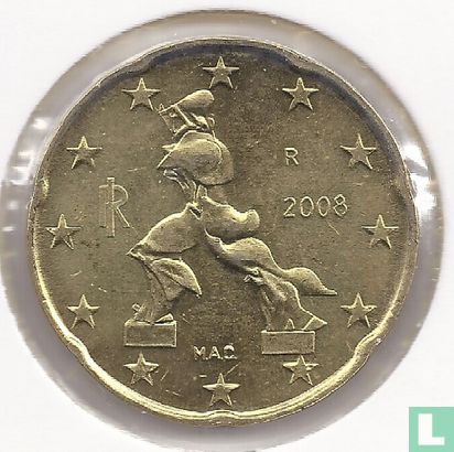 Italien 20 Cent 2008 - Bild 1