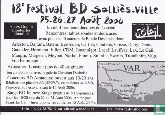 18e Festival BD Solliès-Ville - Afbeelding 2
