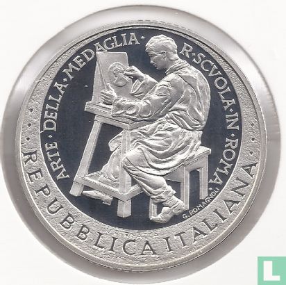 Italy 10 euro 2007 (PROOF) "100 years Medal Art School in Rome" - Image 2