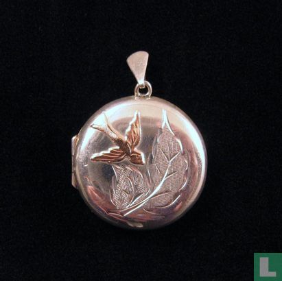 Zilveren medaillon - Image 1